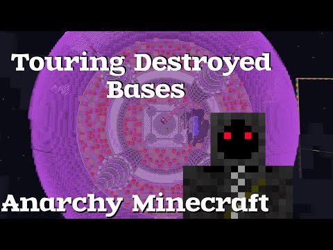 WiredTombstone - Touring Destroyed Anarchy Minecraft Bases On 9b9t - Part 1