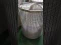 stainless steel solid liquid separator filter drum wedge wire screen non clogging easy to backwash