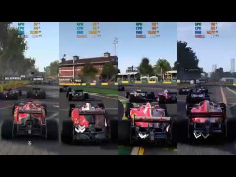 F1 2015 vs F1 2016 vs F1 2017 vs F1 2018 - Performance Comparison | Ryzen 5 1600,GTX 1060