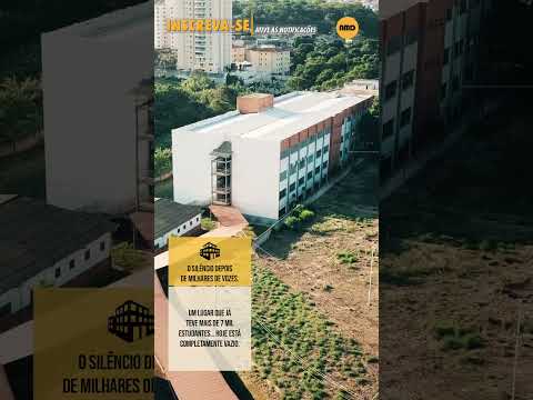 Faculdade FANTASMA em Anápolis! 😱 #drone #trend #misterio #assustador #lugaresabandonados