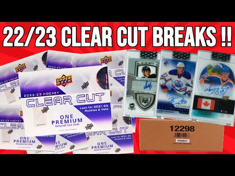 2022-23 Upper Deck Clear Cut Hockey CASE BREAKS !!🔥