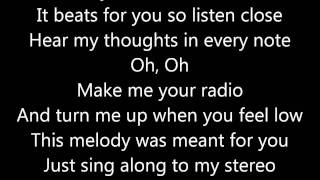 Jason Chen - My Hearts A Stereo - Lyrics