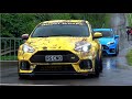 Cars Leaving Ford RST Treffen Nürburgring 2024 5ZYL Sounds Focus RS MK2 Fiesta ST150 Mustang