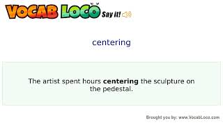 Video thumbnail for centering