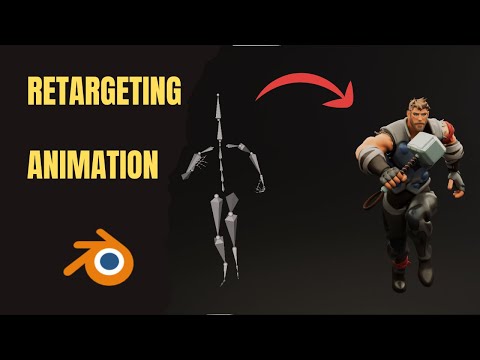 How to Retarget Animation in Blender from Mixamo | Mixamo to Any RIG