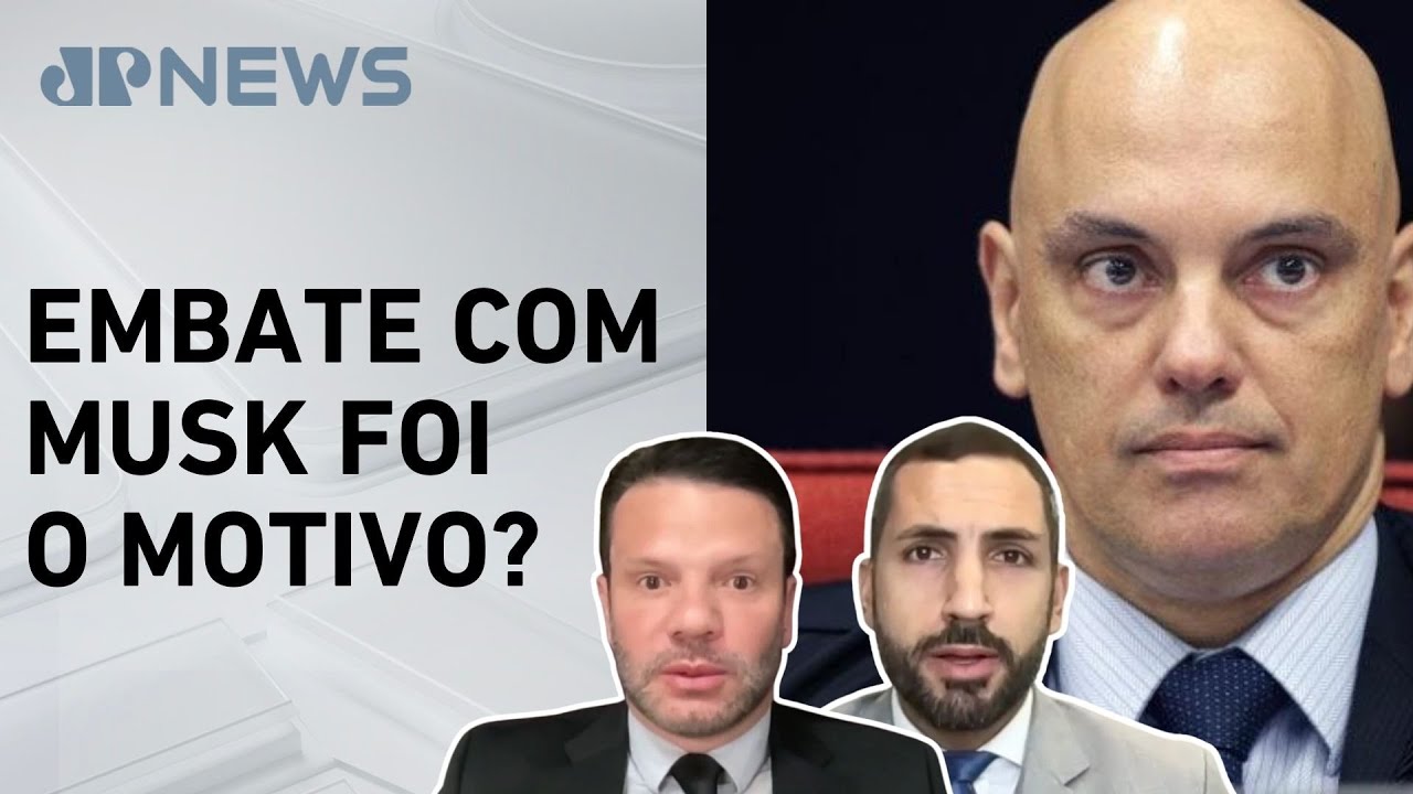 Por que Alexandre de Moraes desativou conta no X? Comentaristas analisam