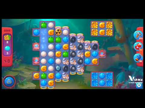 Fishdom. 9594 hard level no boosters and diamonds. 12 moves