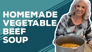 Quarantine Cooking: Homemade Vegetable Beef Soup Recipe
