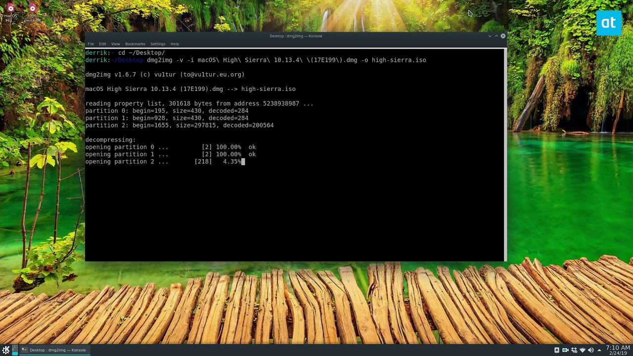 How to create a macOS installation disk on Linux