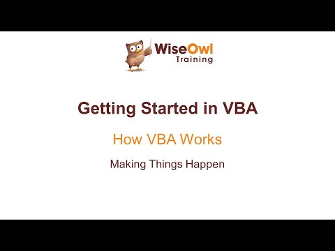 Excel VBA Online Course - 1.4.1 Making Things Happen