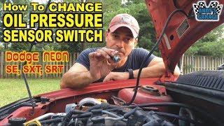 How To Change Oil Pressure Sensor Switch - Dodge Neon (Andy’s Garage: Episode - 104)