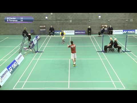 U-21 Boys Singles Final - Scottish National Junior Championships 2014