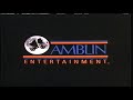 Closing To An American Tail 1990 VHS