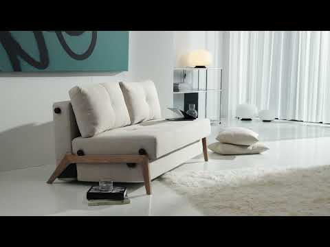 Cubed Wood Sofa Bed