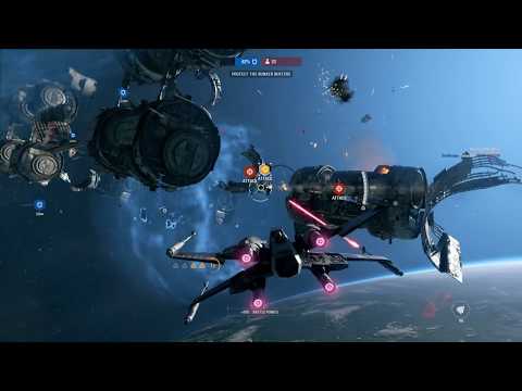 Stopping the First Order - Star Wars Battlefront 2 Starfighter Assault