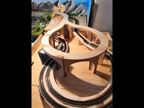 Modellbahn TT der Aufbau Teil 4 Tunnelportale und Rohbau Viadukt