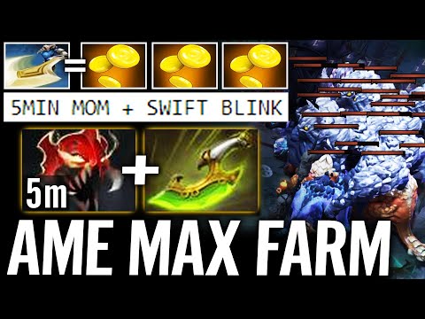 🔥 WTF 5min MOM - Ame Sven Swift Blink Max Speed Fast Farm 100% REAL LGD Carry 7.29 Dota 2 Pro Guide