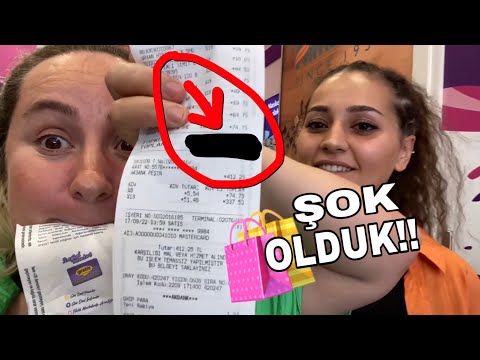 BİR GÜN BOYUNCA ALIŞVERİŞ YAPTIK!! aslı ca