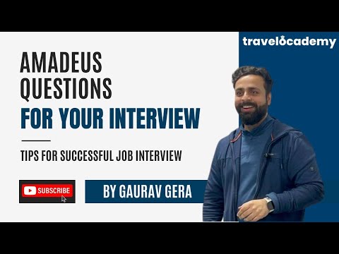 Amadeus's question for the interview | How to crack travel interview | Gaurav Gera  | TravelOcademy