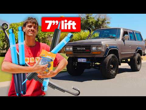 INSANE 60 series Cruiser! MASSIVE suspension & tyre upgrade!