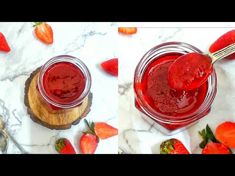 Strawberry Sauce / Easy Strawberry Sauce / How To Make Strawberry Sauce / 3 Ingredient Sauce