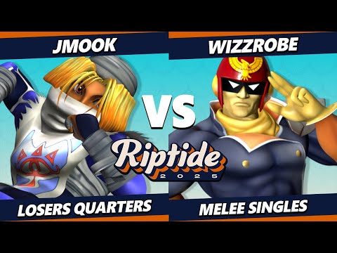 Riptide 2025 TOP 8 - Jmook (Sheik) Vs. Wizzrobe (Captain Falcon) Smash Melee - SSBM