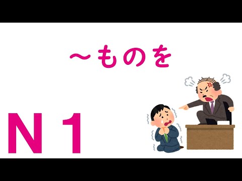 【Ｎ１文法】～ものを