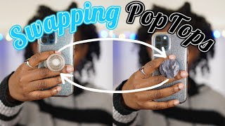 How To Swap PopTop On Otter + Pop Stardust Case For iPhone 12 Pro | Olivia Henry