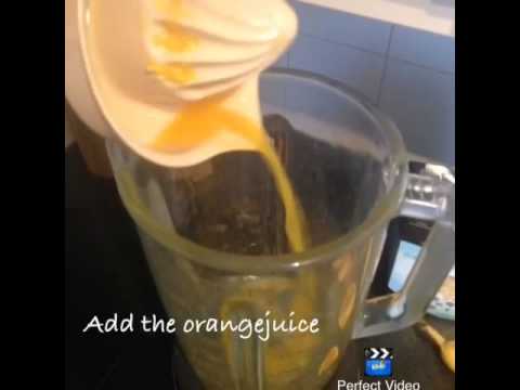 Homemade breakfast drink