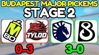 DIAMOND Budapest Major STAGE 2 PICKEMS (CS2 StarLadder Major Predictions)