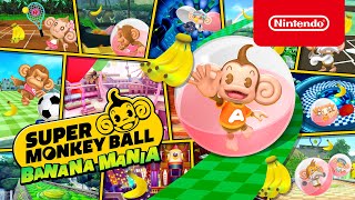 Nintendo Super Monkey Ball Banana Mania – ¡Disponible el 5 de octubre! (Nintendo Switch) 🍌 anuncio