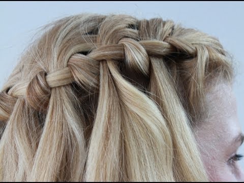 Video Waterfall Braid Tutorial How To Do A Waterfall Braid