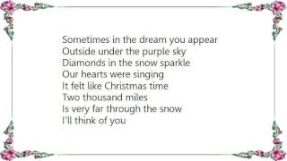 Kylie Minogue - 2000 Miles Lyrics