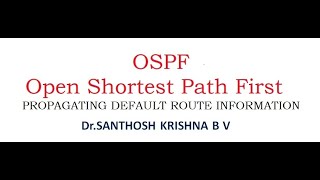 HOW TO CONNECT AUTONOMOUS SYSTEM WITH ISP USING PACKET TRACER - OSPF PART 2