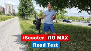 iScooter i10 MAX Electric Scooter Quick Road test