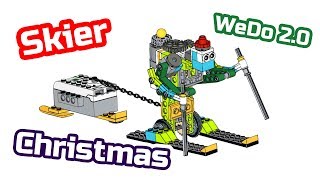 Assembly instructions Christmas Skier from Lego WeDo 2.0