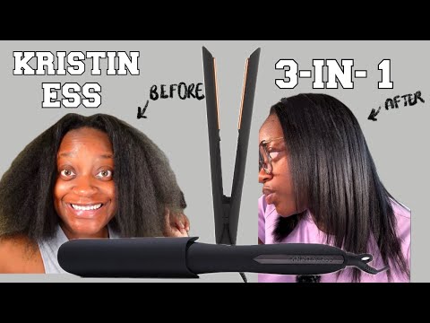KRISTIN ESS 3 IN 1 FLAT IRON! || Keep or Return???