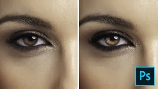 Create Dramatic Eyes In Photoshop In Just Minutes - YouTube