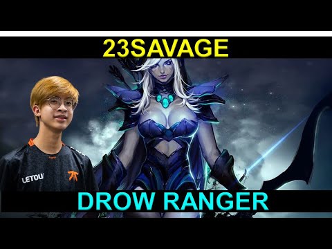 23SAVAGE DROW RANGER CARRY GAMEPLAY!! TRYHARD GAME!!