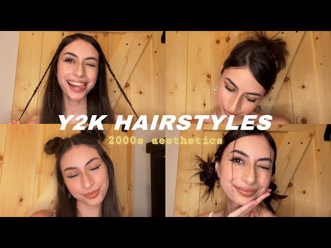 Y2K inspired hairstyles | 2000's aesthetic ✨