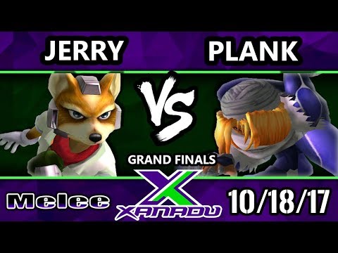 S@X 224 Melee - Jerry (Fox) Vs. Plank (Sheik) - Smash Melee Grand Finals - SSBM