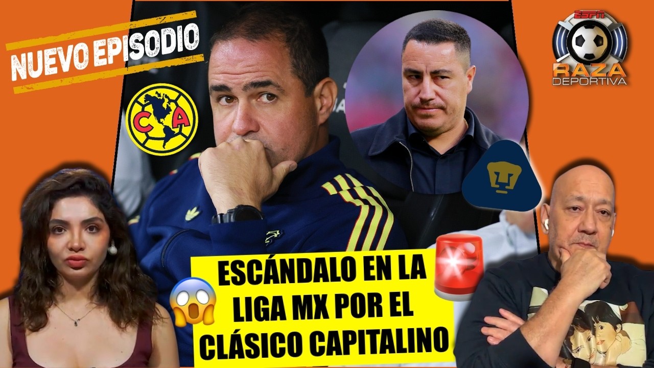 AMÉRICA sacó EMPATE POLÉMICO vs PUMAS, pero UNAM AMENAZA por ALINEACIÓN INDEBIDA | Raza Deportiva