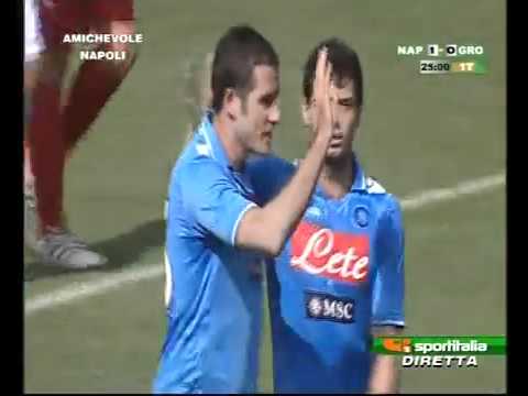 Napoli-Grosseto Eurogoal DI  Lucarelli.30-07-2011
