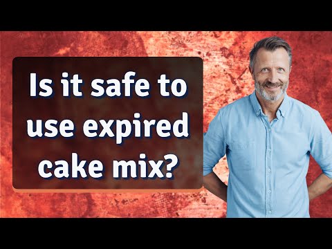 Is it safe to use expired cake mix?