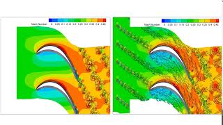 Large eddy simulation of flow over turbines with and without rotor wakes