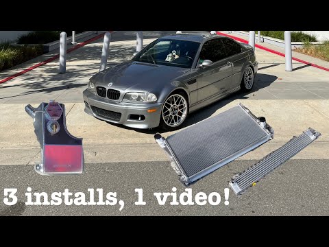 E46 M3 MISHIMOTO AND MOROSO INSTALL