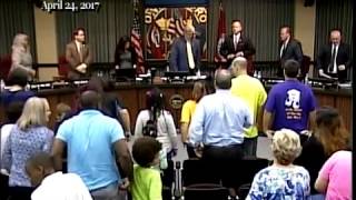April 24, 2017 Special Called Meeting