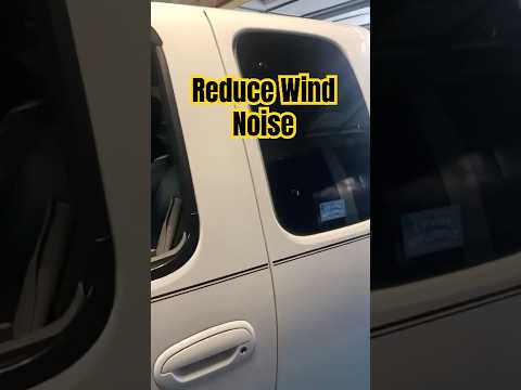 How To Reduce Wind Noise In Car Or Truck To Quiet Your Ride DI #shorts Wind Noise Through Truck Door