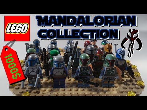 My WHOLE LEGO Mandalorian Minifigure Collection! Old Jango And Boba Fett!