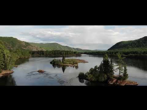 Throat singing (kargyraa) Kaigal-ool Khovalyg, landscape Tuva Republic